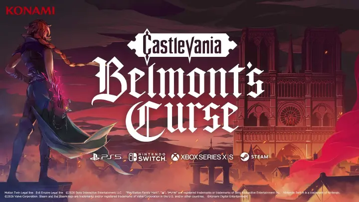 Castlevania Belmont's Curse — главная иллюстрация новой игры KONAMI