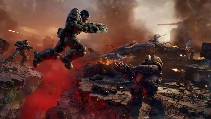 Gears of War E-Day — геймплей, оружие, сражения и Саранча
