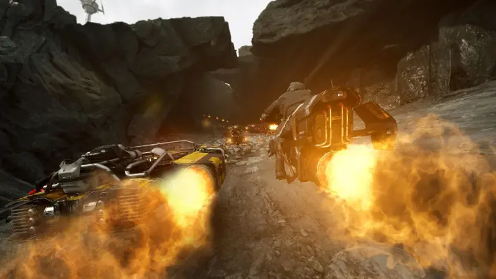 STAR WARS Galactic Racer — геймплей, гонки, трассы и столкновения